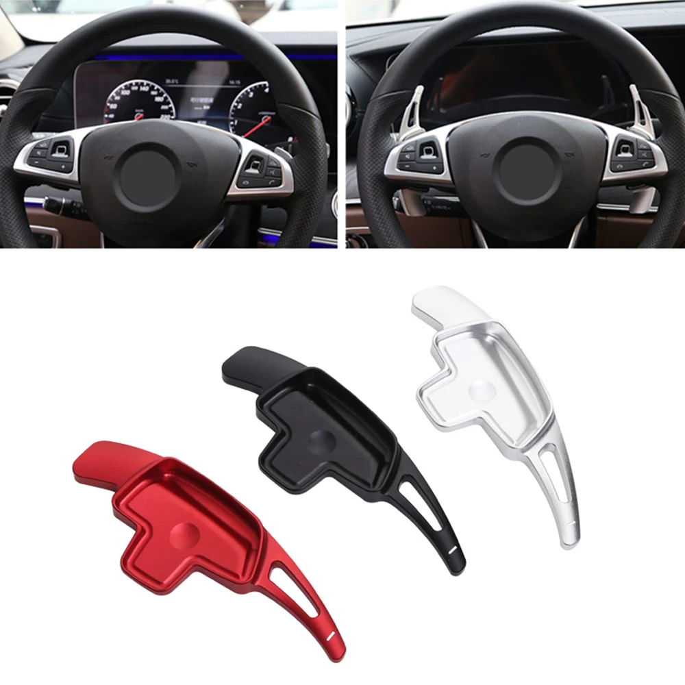 

Car Steering Wheel Paddle Shifter Extend DSG Stickers For Mercedes Benz GLC C E Class X253 W205 W213 MB GLE C292 W166 W167 Style