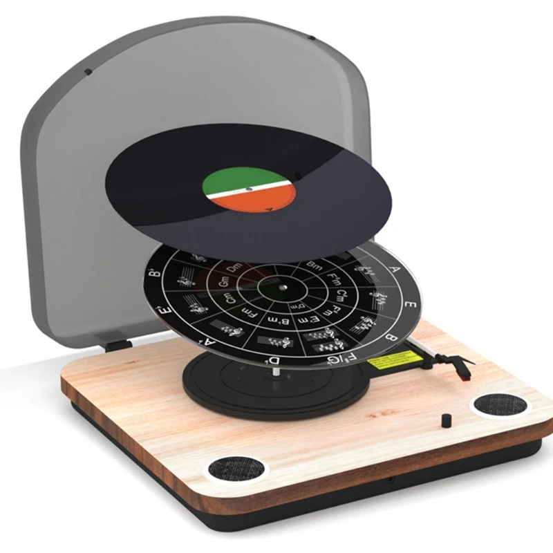 Прочный 11 4-дюймовый акриловый коврик для проигрывателя виниловых пластинок