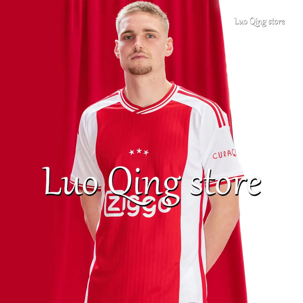 

New Summer Men's T-Shirt 3D Print Ajax's 202324 Home Jersey References Dutch Tailoring Throughout Top Crew Neck Loose Sportswear