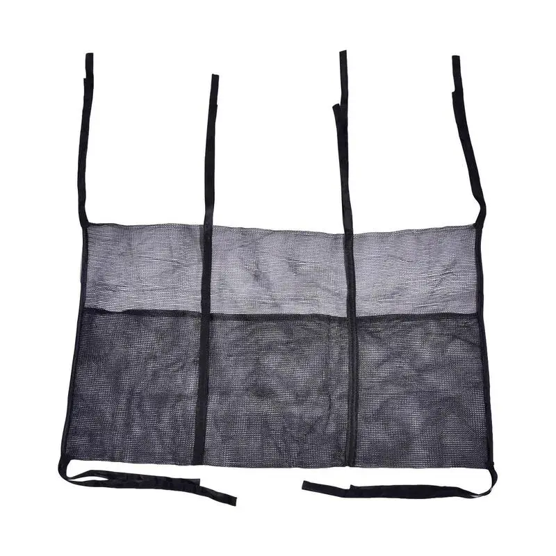 

Trampoline Storage Net Bag Toy Shoe Storage Net Bag Swimming Pool Beach Storage Bag With 4 Straps Toys Shoes Organizer