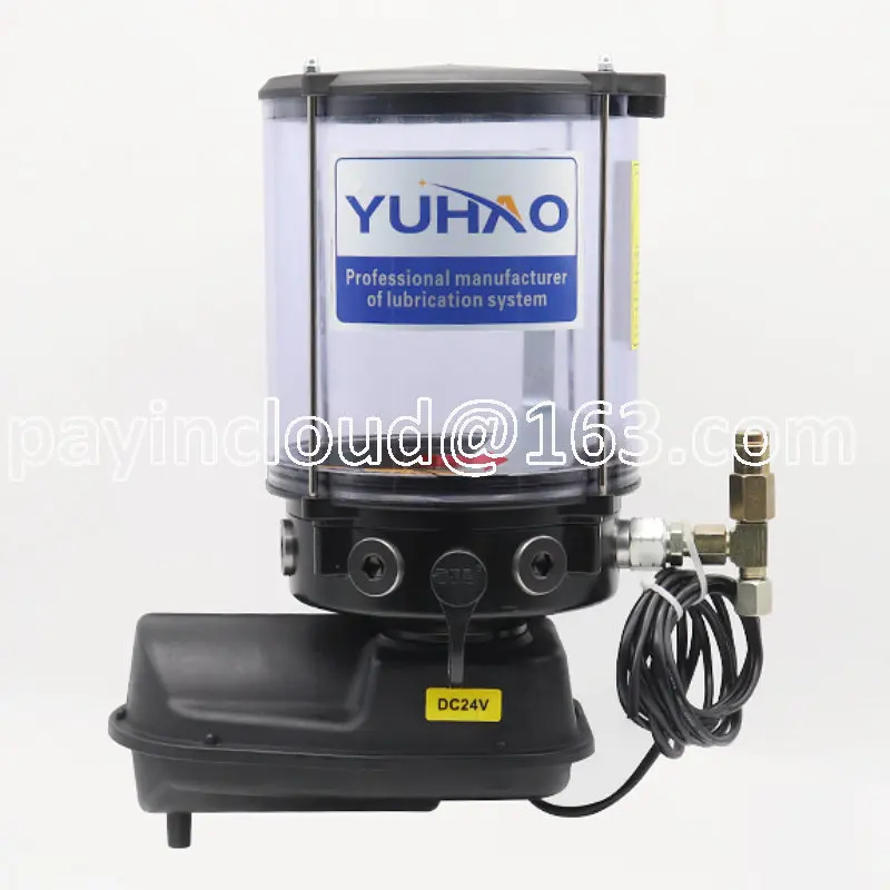 

Four-Outlet Electric Yellow Oil Pump Mixer Mixing Station Electric Grease Pump Lubricating Oil Pump