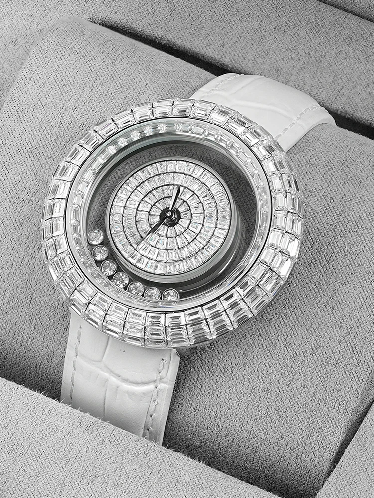 TSAR BOMBA Часы с бриллиантами для женщин Модные часы кристаллами Кварцевые наручные