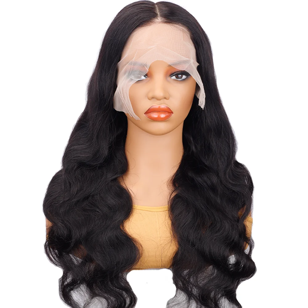 TNICE Фронтальный парик 13x6 Объемная волна Человеческие волосы Предварительно