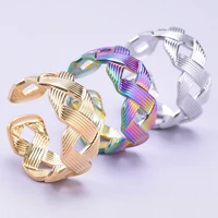 new style charm knuckle tail rings set 5pcs weave anti stress stainless steel rings silvergold color for girl party gift