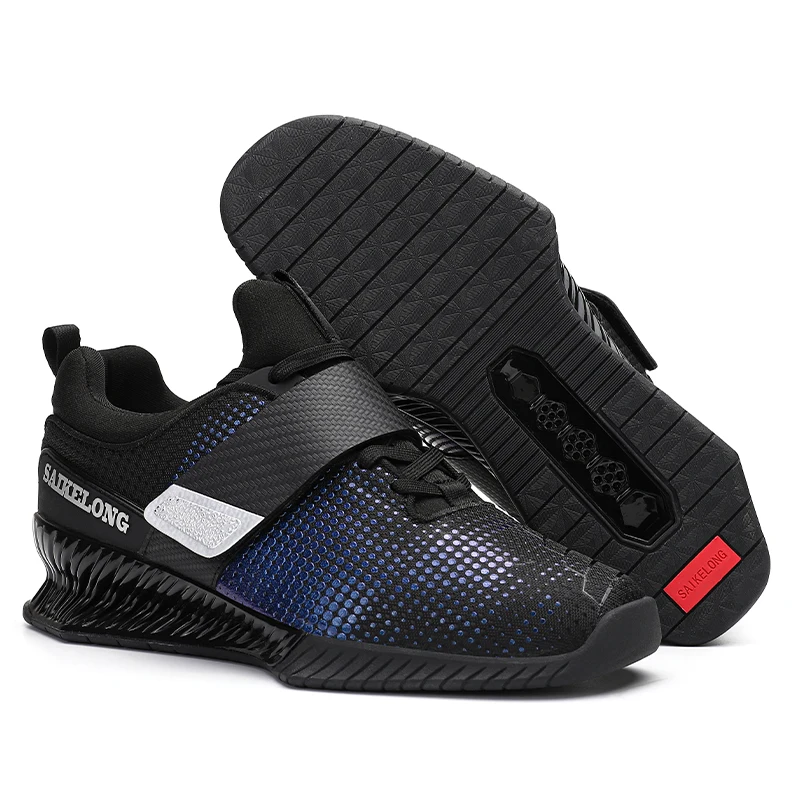 Popular Professional Weightlifting Shoes Men's Professional Fitness Shoes Anti-slip Squat Weightlifting Training Shoes Men