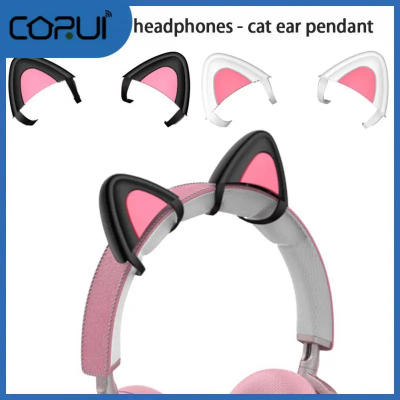 

Universal Lightweight Headset Decorations Headphone Cat Earmuffs Headphone Cat Ear Pendant Earphone Accessories