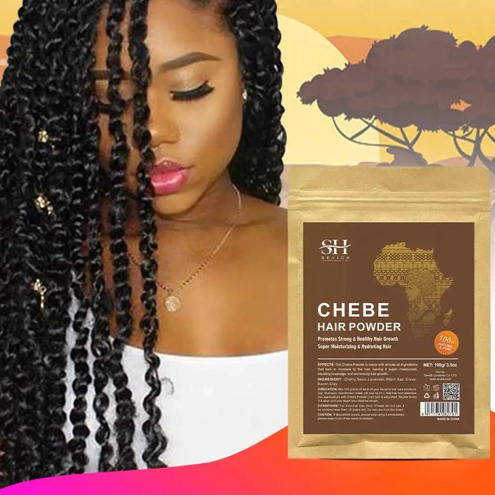 

100g Hair Chebe Powder Africa Women Traction Alopecia Get Loss Treatment Spray Wig Treatment Men Of Oil Hair Rid