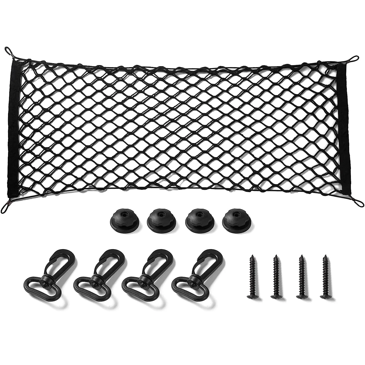 

4 крючка для багажника автомобиля, сетка для карго Mercedes Benz W211 W221 W220 W163 W164 W203 W204 W213 C E GLK CLS M GL класс GLC GLE