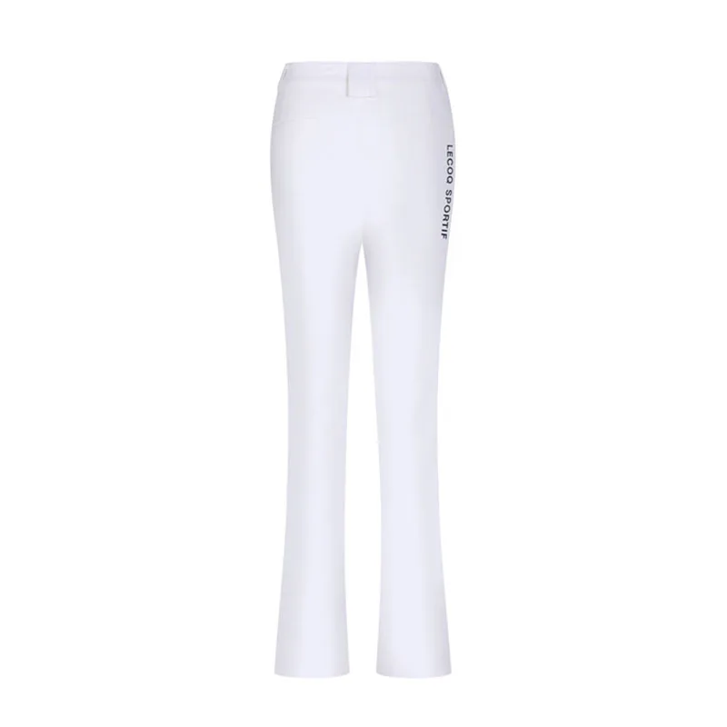 New Golf Women's Pants Elastic Horn Crop Pants Slim Fit Clothing Casual Pants Sport Golf Ball Pants Black and White