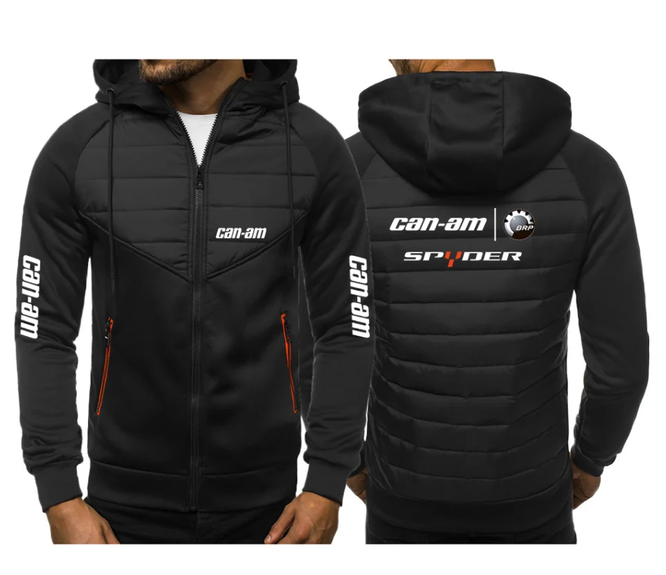2022 New Men Hoodies for CAN-AM Tools Spring Autumn Jacket Casual Sweatshirt Long Sleeve Zipper Hoody