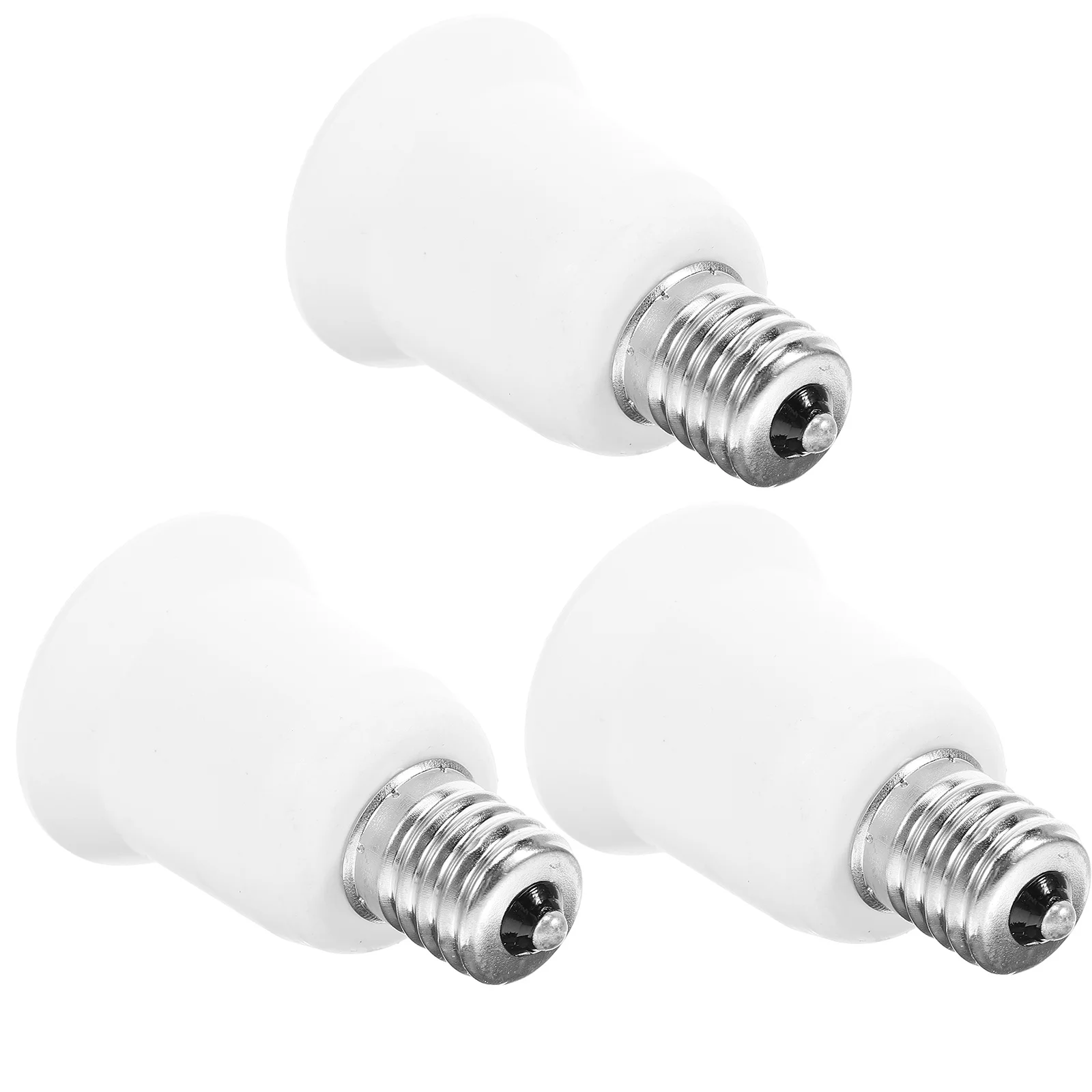 

3 Pcs Light Bulb Conversion Lamp Holder Chandelier Bulbs E27 Socket Pbt Changer