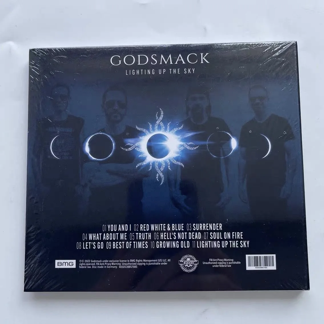 Музыкальный CD-диск в стиле ретро Godsmack альбом с подсветкой неба КОМПАКТНЫЙ ДИСК