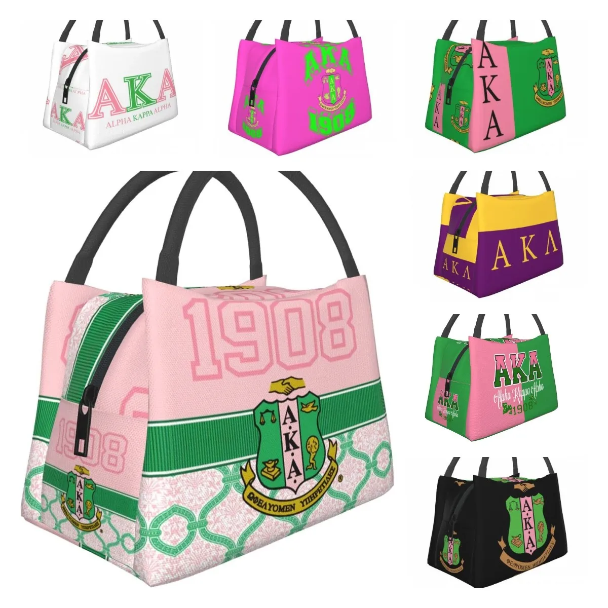 Reusable Lunch Tote Insulated Cooler Bag Lunch Box Handbag L