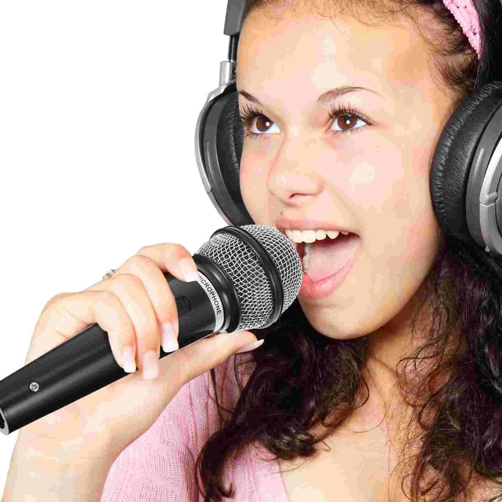 

Plastic Microphone Toy Kids Microphone Toy Microphone Costume Accessory Karaoke Costume Props Pretend Play Mics