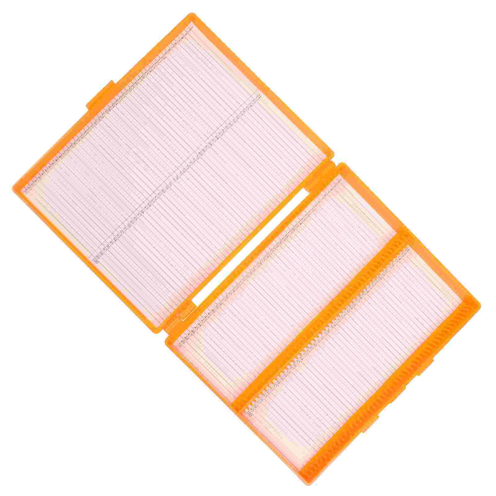 Слайд-коробка для монет предметные стекла микроскопа ящики коробок стеклянный