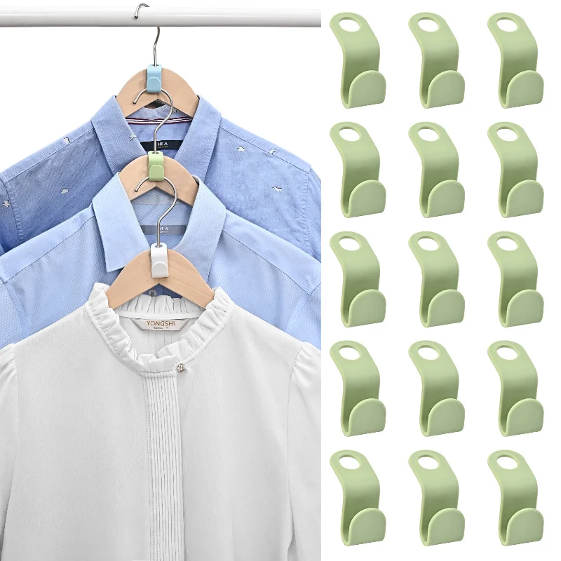 

Clothes Clothing Storage Hangers Hooks Hook Space Home Cabinet Plastic Saving Small Organizer Hanger Wardrobe Closet Connector
