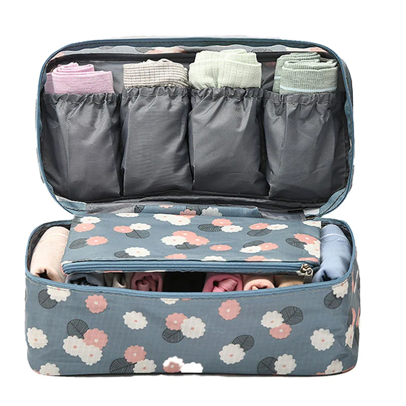 

Women Portable Underwear Bra Bag Man Foldable Socks Clothing Lingerie Organizers Packing Cube