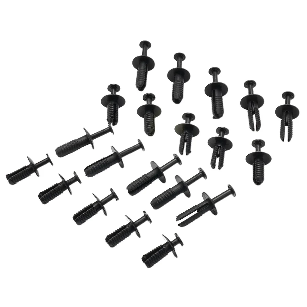 

High Quality New Useful Durable Clips 20PCS Accessory Black For BMW E30 E39 E46 E53 E60 Parts Push-Type Retainer