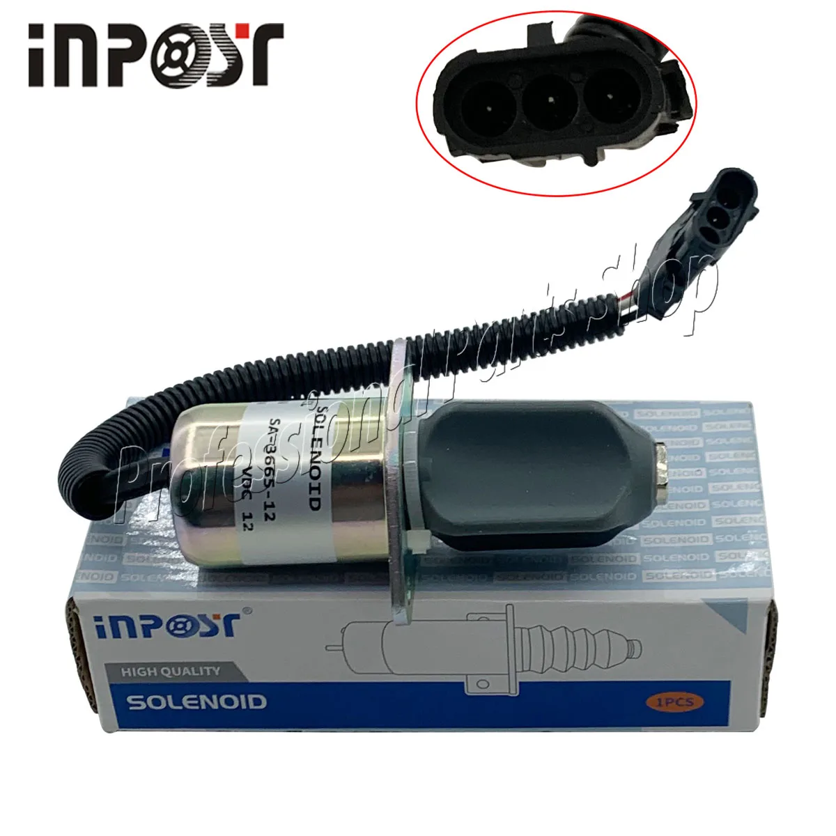 

Новый соленоид для выключения фотомагнита, модель 1753-12a6uc3b1s 12 В для Cummins Yanmar