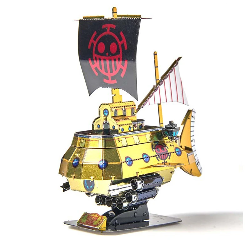 

DIY 3D Metal Puzzle Diving Number Skeleton Sailboat Pirate Ship Building Kits Jigsaw Puzzles Assembly Toys for Adults Gifts