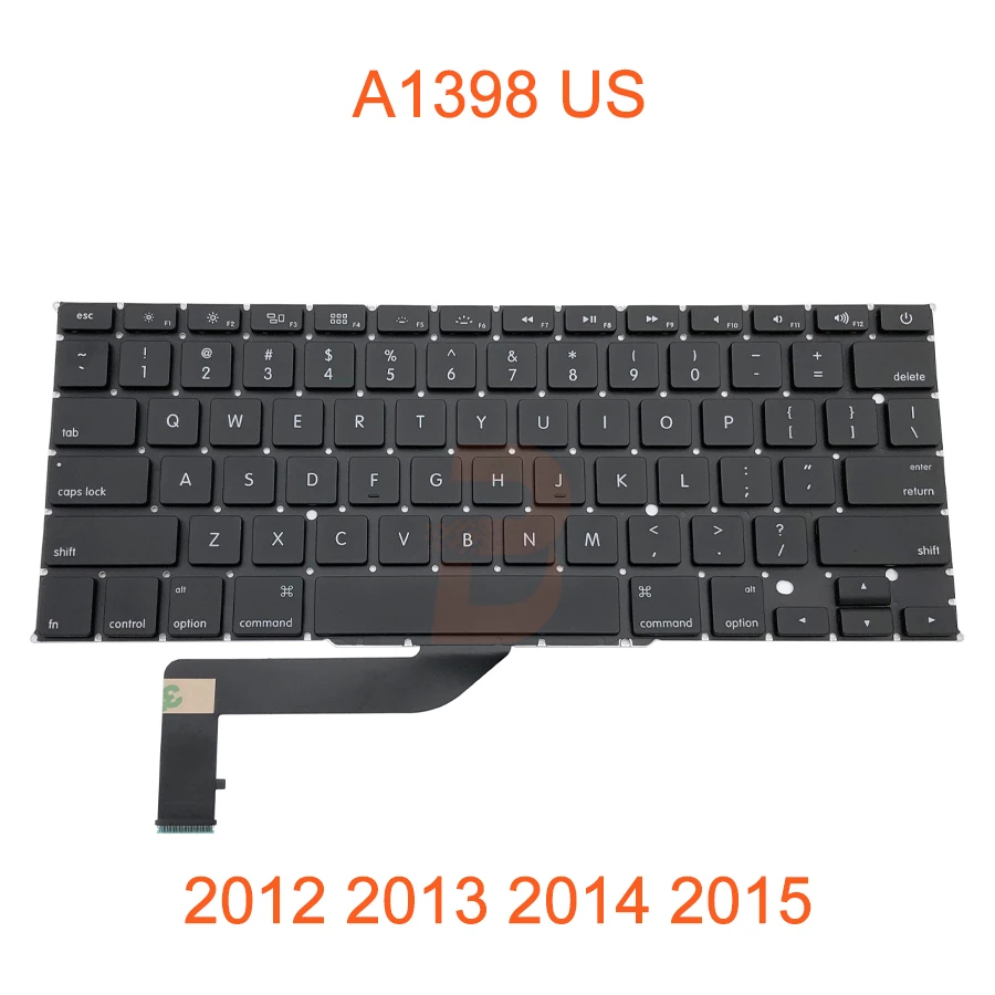Новая замена для Macbook Pro Air Retina 11 &quot13&quot 15 &quotA1278 A1286 A1369 A1466 A1370 A1465 A1398 A1502 клавиатура с