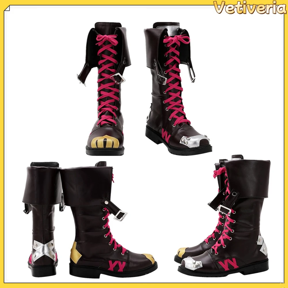 Обувь унисекс Arcane Jinx для косплея ботинки игра LoL Disfraz костюм в стиле фэнтези