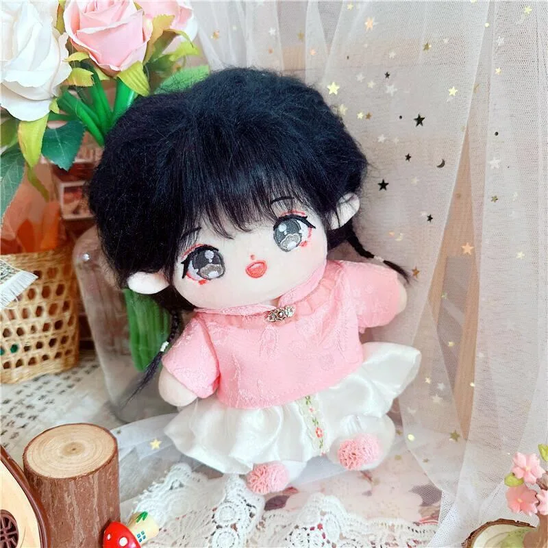 New 20CM Kawaii Star Doll Many Clothes Cosplay Costumes Dress Up Cute Plush Dolls Accessories Generation Kpop EXO Idol Dolls Toy images - 6