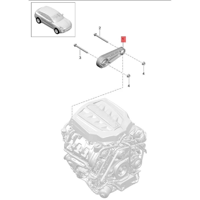 7PP199331A верхний демпфер крутящего момента двигателя для Porsche Cayenne 958 Macan 95B Panamera 970