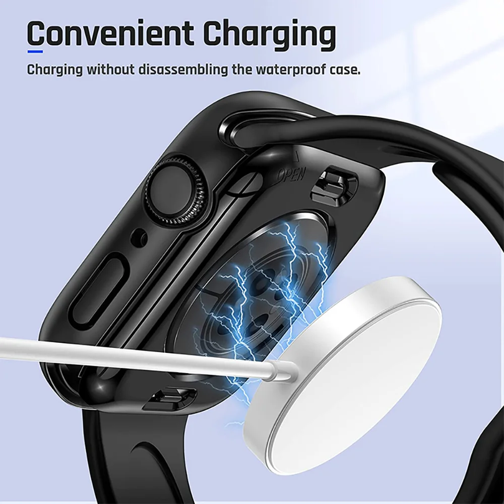 Закаленное стекло + чехол для Apple Watch 11 10, чехол 46 мм, 42 мм, 38 мм, 40 мм, 41 мм, 44 мм, 45 мм, защитная пленка для экрана iWatch 9 8 7 6 5 4 SE (art.: 3920d35904cea) - 3920d35904cea