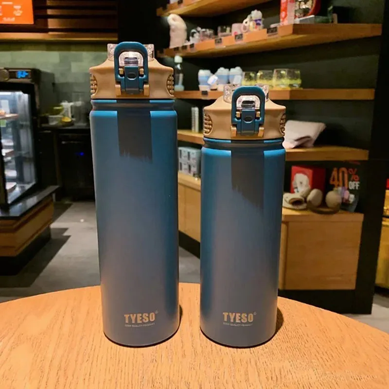 Термос с соломинкой Tyeso 600/750 мл