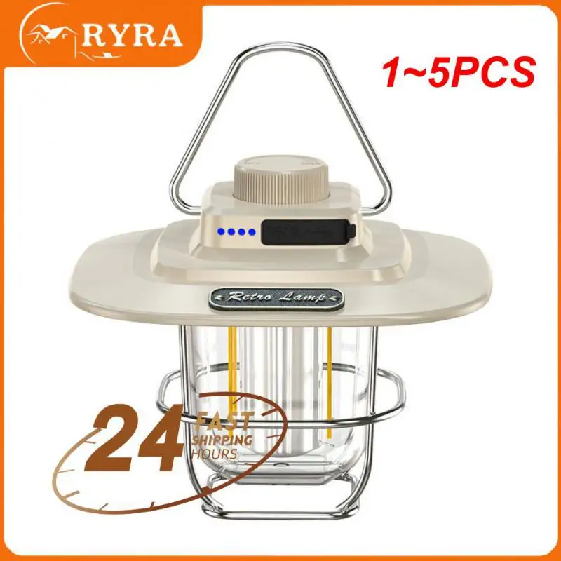 

1 ~ 5 шт., портативные фонари для кемпинга в стиле ретро