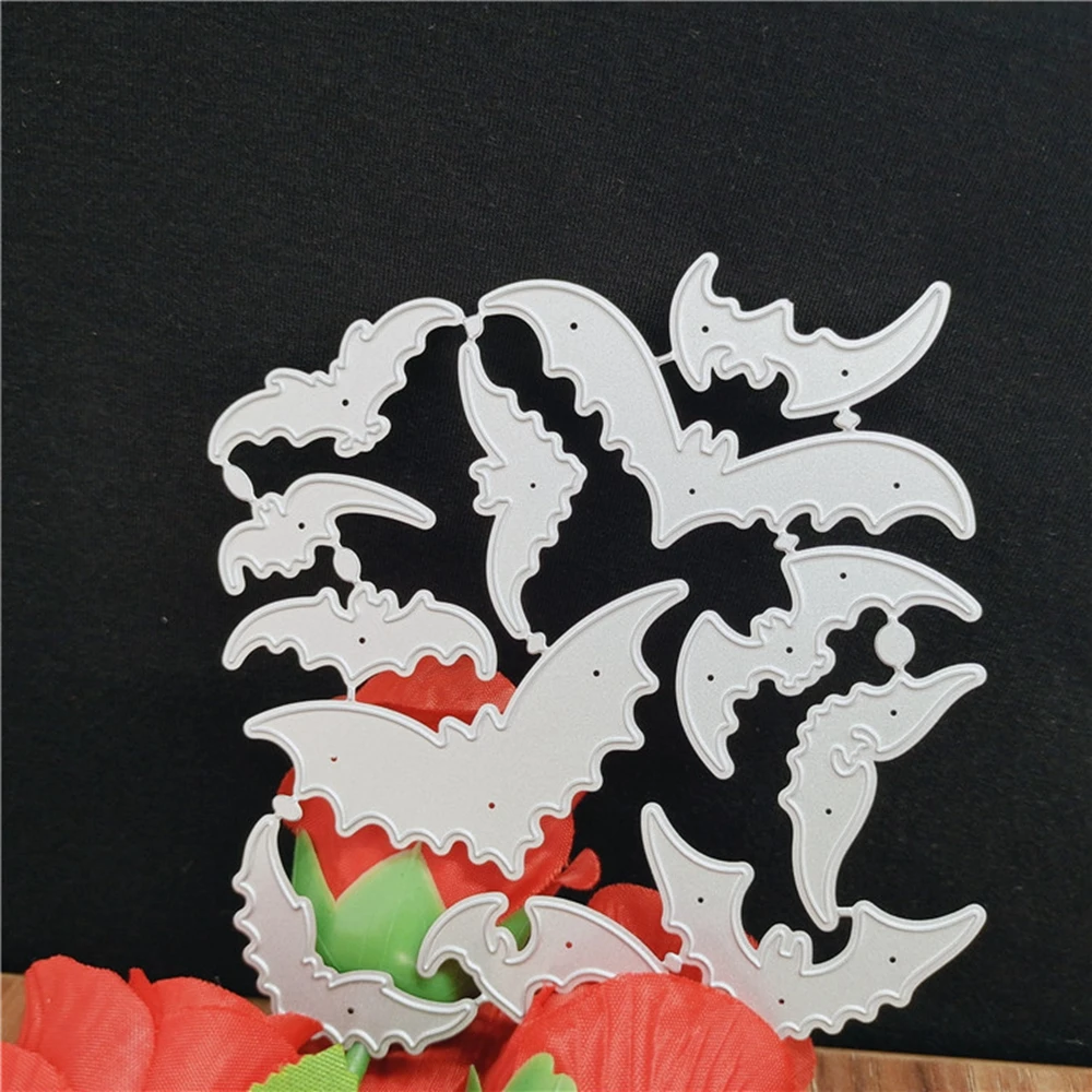 Вырубные штампы из углеродистой стали в виде летучей мыши на Хэллоуин