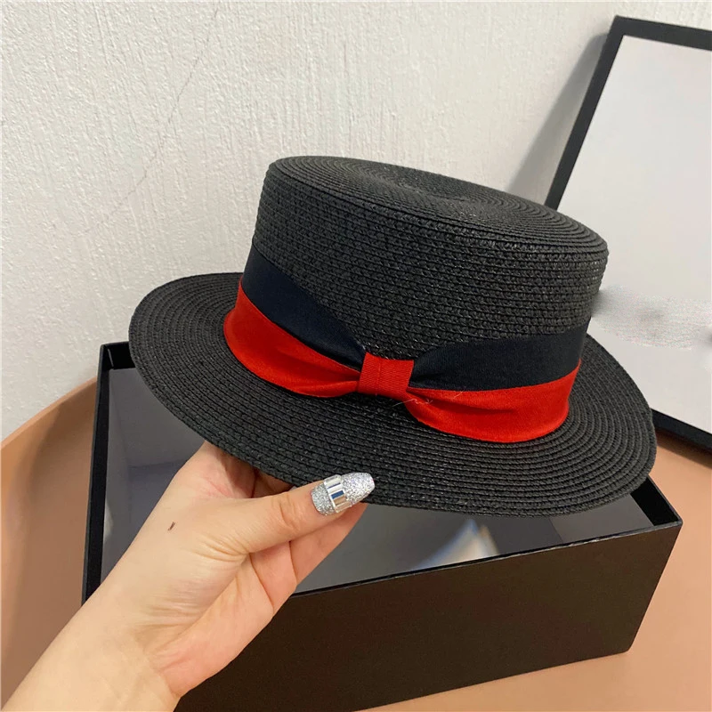 

hats for women beach Golf cap Beach outing women's hats for the sun luxury straw hat sunhat summer Fashion elegant panama new