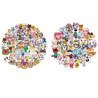 a0036 animal crossing game graffiti stickers diy motorcycle luggage skateboard cool stickers classic toy gift for kids