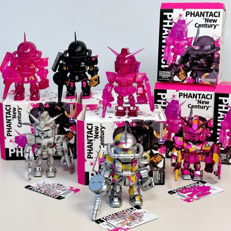 Фото В наличии! Новинка! Горячая новинка! QMSVmini Gundam: Слепая коробка PHANTACI New Century Fantexi, коллаборация с Джей Чоу. Крутые подарки-сюрпризы, праздничные игрушки. №1