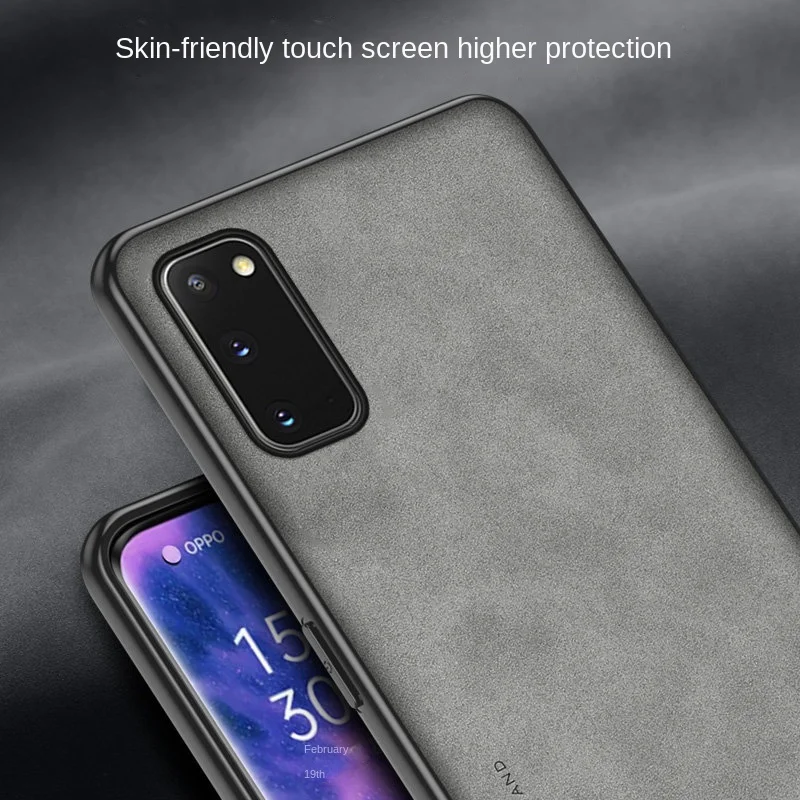 Фото Для Samsung Galaxy S20 G980F Чехол из искусственной кожи с жесткой задней крышкой из ПК Противоударный матовый чехол для телефона Samsung S20 G980F G981F №5