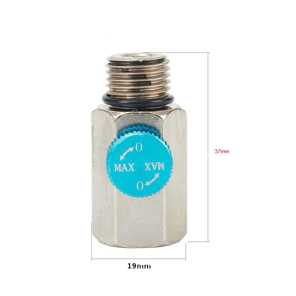 

1/4 Air Valve Flow Regulato Pneumatic Tool Air Adjustment Switch Pneumatic Tool Speed Regulating Switch High Quality