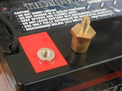

M8 Posts Terminal Posts 2 Pcs Accessories Battery Deep Cycle High Crank M8 Parts Replacements Office For Thumper