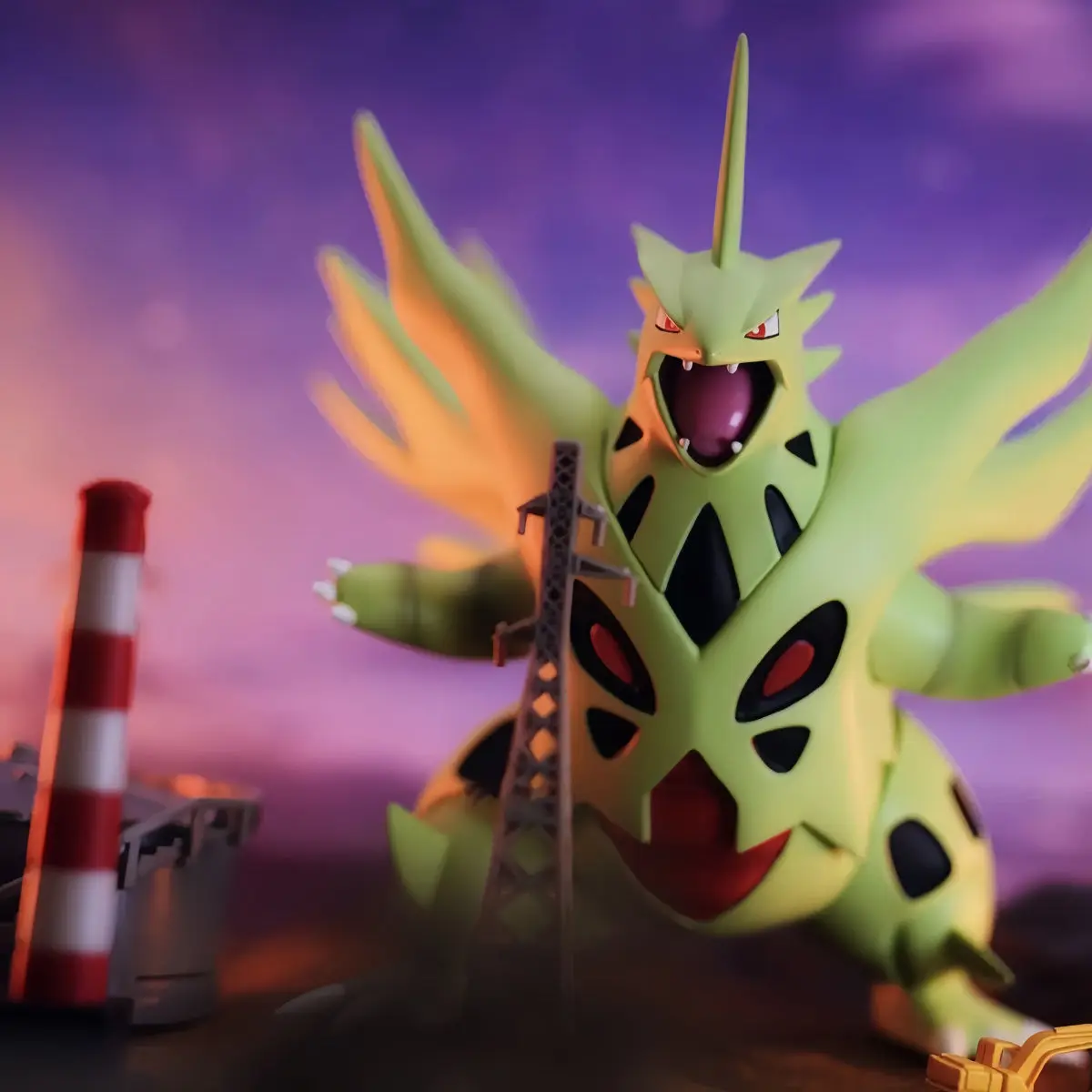 14 см фигурка покемона Mega Tyranitar аниме фигурки ПВХ Gk статуя модель куклы