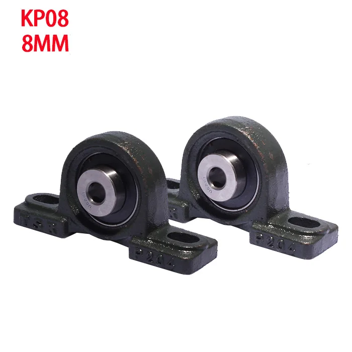 4 шт./лот KP08 8 мм диаметр цинковый сплав корпус подшипника K08 P08 фланцевый подшипник