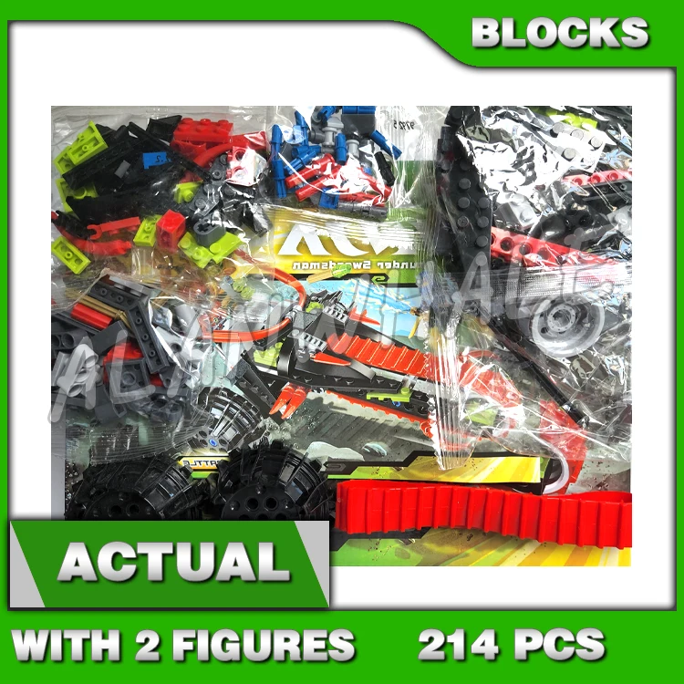 

214 шт., Детский конструктор «воин Самурай»