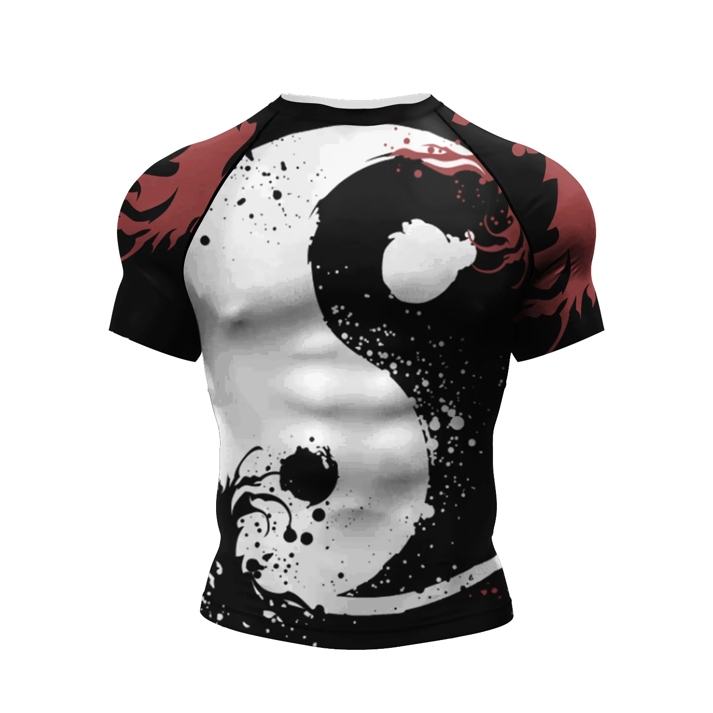 

Быстросохнущие мужские компрессионные боксерские футболки Cody Lundin с коротким рукавом, индивидуальная футболка с сублимационным принтом для MMA BJJ Jiu Jitsu, футболка с защитой от сыпи