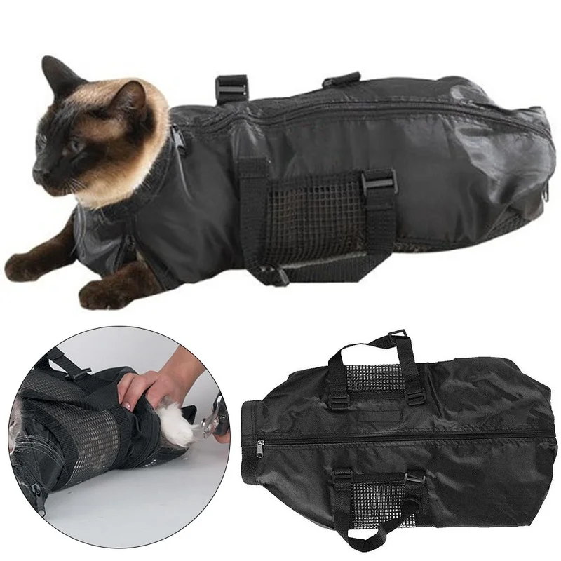 

Cat Examine Grooming Tool Bag Bathing Mesh 1 Trimming Heavy Pet Pc Grooming Scratching Restraint Duty Nail Claw Injecting