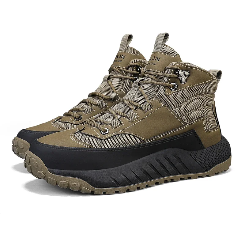 Зимние мужские кроссовки плюшевые теплые зимние ботинки нескользящая