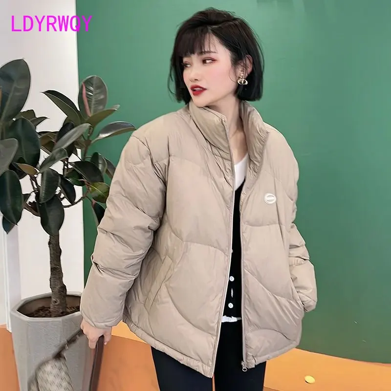 New short women's 2022 cold resistant small velvet thickened loose coat cotton jacket