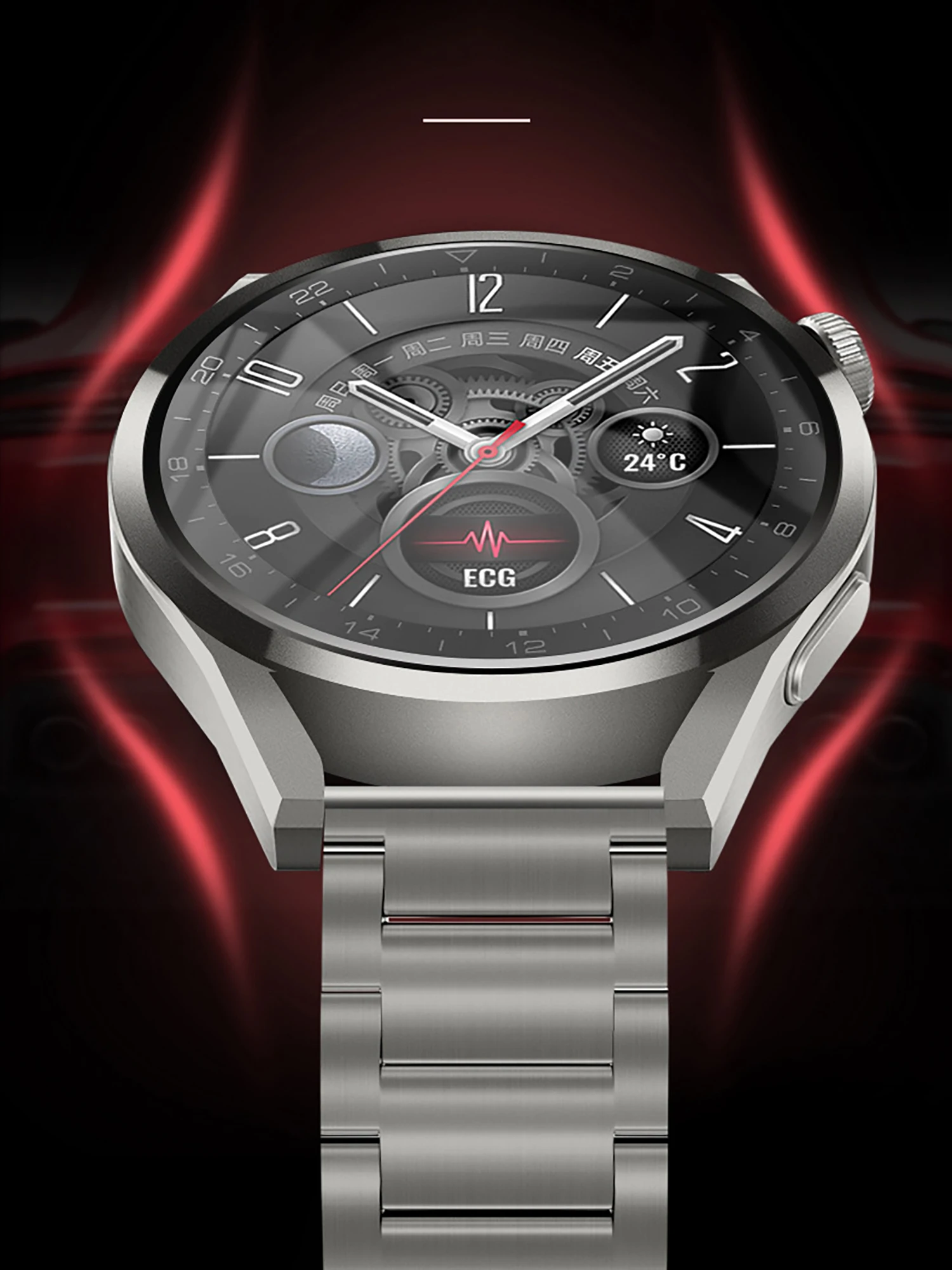 22mm Titanium Steel Strap For HUAWEI WATCH GT 3 2 Pro GT2e 46mm Metal Band Bracelet For Amazfit GTR Garmin Fenix 7 6 5 Watchband