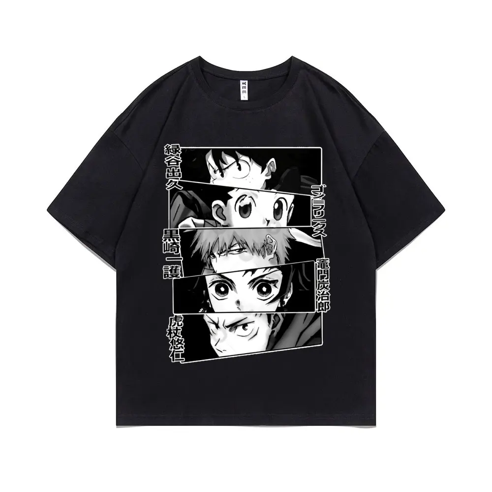 

Anime Bleach Ichigo Kurosaki My Hero Academia Tshirt Men Women Funny Manga Hunter X Hunter Demon Slayer Jujutsu Kaisen T-shirt