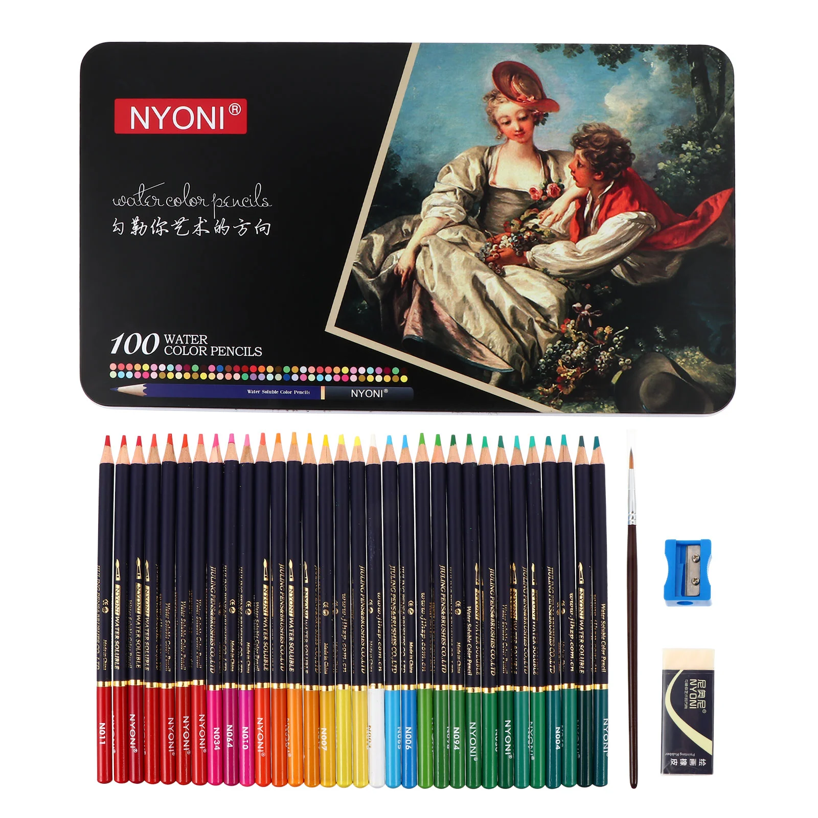 

100 Colors Painting Drawing Colored Pencils for Students Kids