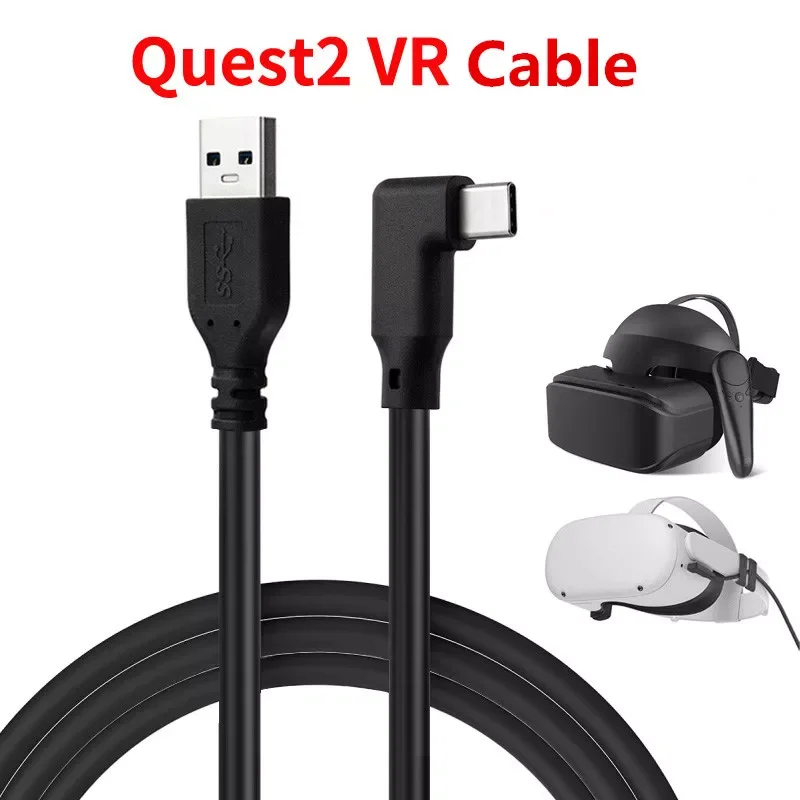 

6M 5M 3M Type C to Type C Cable USB 3.1 for Oculus Quest 1 2 Link Compatible VR Data Transfer 5gb 20V 3A