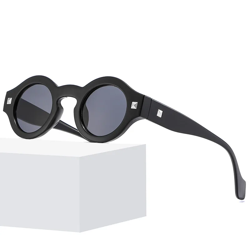 Винтажные маленькие круглые солнцезащитные очки женские модные роскошные